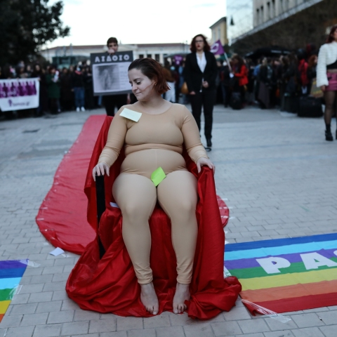 Στιγμιότυπο από την περυσινή εκδήλωση στο Ζάππειο για την Παγκόσμια Ημέρα της Γυναίκας - 8 Μαρτίου