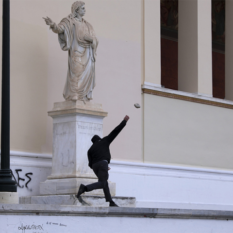 Επεισόδια στο κέντρο της Αθήνας