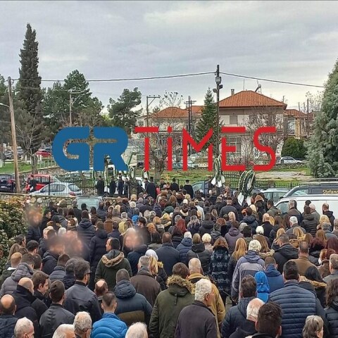 Σύγκρουση τρένων στα Τέμπη: Στην Έδεσσα η κηδεία του 29χρονου μηχανοδηγού