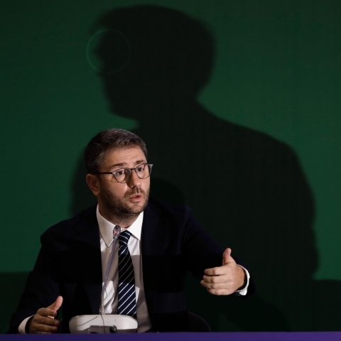 Ο πρόεδρος του ΠΑΣΟΚ-ΚΙΝΑΛ, Νίκος Ανδρουλάκης