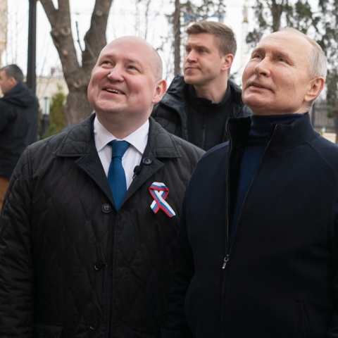 Ο Βλαντιμίρ Πούτιν σε πρόσφατη επίσκεψή του στη Σεβαστούπολη