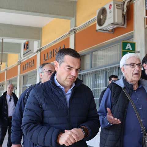 Ο πρόεδρος του ΣΥΡΙΖΑ - Προοδευτική Συμμαχία, Αλέξης Τσίπρας