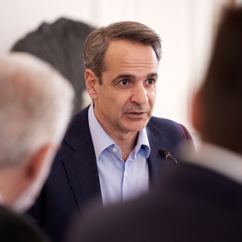 Ο πρωθυπουργός Κυριάκος Μητσοτάκης