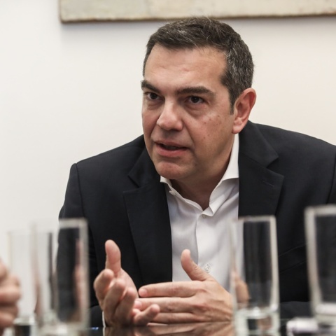 Ο πρόεδρος του ΣΥΡΙΖΑ-Προοδευτική Συμμαχία, Αλέξης Τσίπρας