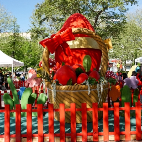 Το Πασχαλινό πάρκο του Δήμου Λαρισαίων