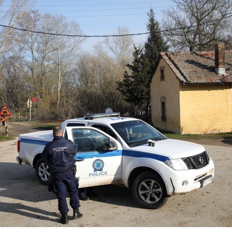 Αστυνομικοί στα ελληνοτουρκικά σύνορα στον Έβρο