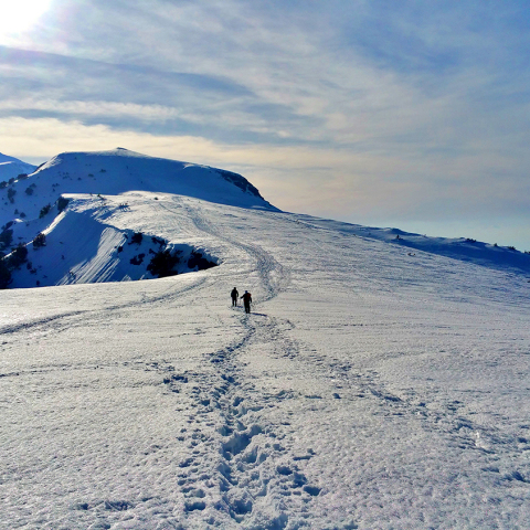 Ανάβαση στις χιονισμένες κορυφές του Ολύμπου