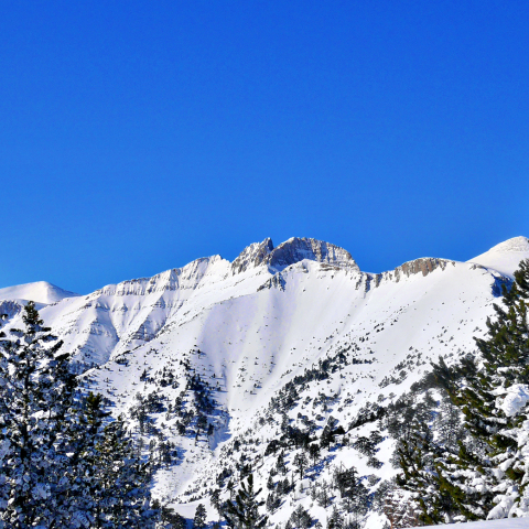 Ανάβαση στις χιονισμένες κορυφές του Ολύμπου