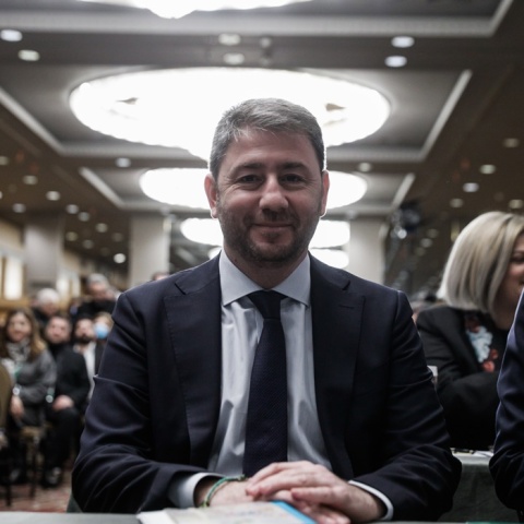 O πρόεδρος του ΠΑΣΟΚ - ΚΙΝΑΛ, Νίκος Ανδρουλάκης