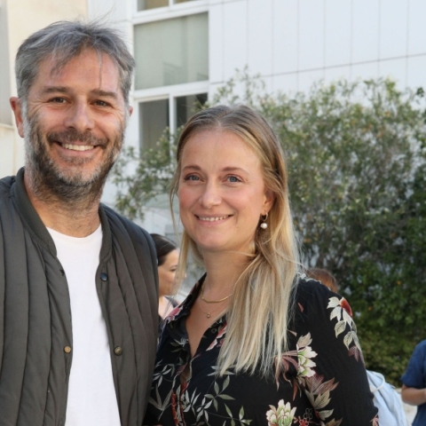 Ο Αλέξανδρος Μπουρδούμης και η Λένα Δροσάκη