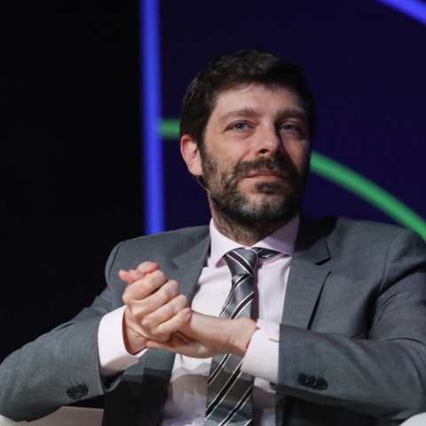 Ο υφυπουργός Πολιτισμού, Νικόλας Γιατρομανωλάκης