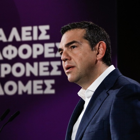 Ο πρόεδρος του ΣΥΡΙΖΑ - Προοδευτική Συμμαχία, Αλέξης Τσίπρας