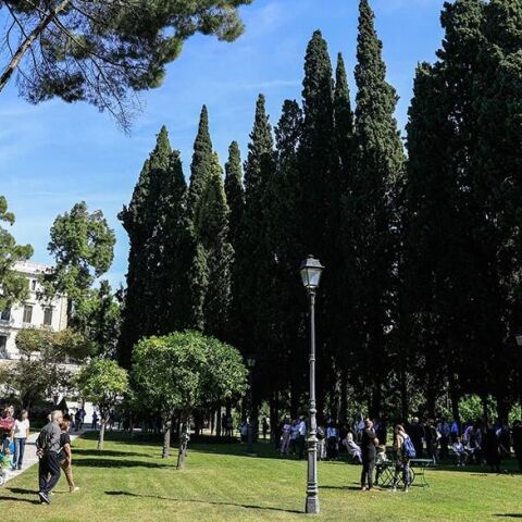 Ο κήπος του Προεδρικού Μεγάρου