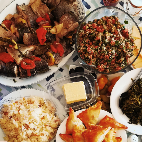 Πασχαλινό τραπέζι. 