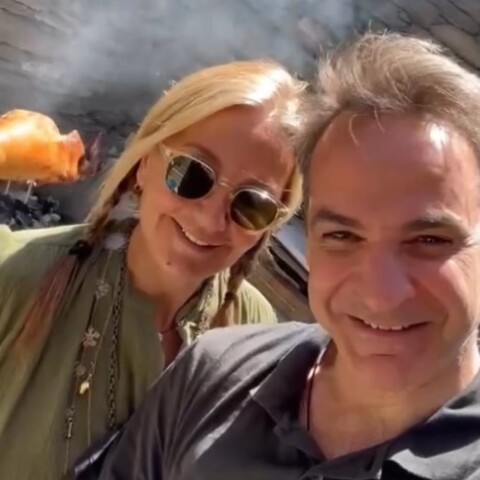 Ο Κυριάκος Μητσοτάκης και η Μαρέβα Γκραμπόβσκι