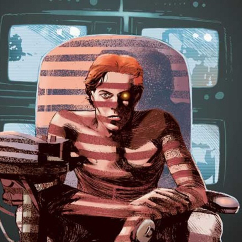 «Ο Άνθρωπος που Έπεσε στη Γη», σε σενάριο Dan Watters και σχέδιο Dev Pramanik, Εκδόσεις Anubis