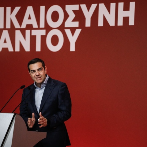 Ο πρόεδρος του ΣΥΡΙΖΑ - Προοδευτική Συμμαχία, Αλέξης Τσίπρας