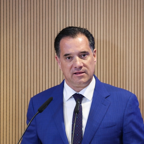 Ο υπουργός Ανάπτυξης και Επενδύσεων, Άδωνις Γεωργιάδης