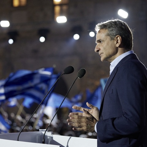 Εκλογές 2023: Στα Χανιά ο Κυριάκος Μητσοτάκης - Ο πρόεδρος της Νέας Δημοκρατίας πραγματοποίησε από την Κρήτη την πρώτη επίσημη ομιλία της προεκλογικής περιόδου.