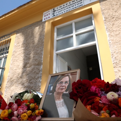 Πολιτική κηδεία Μυρσίνης Ζορμπά