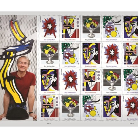 Η Ταχυδρομική Υπηρεσία των ΗΠΑ τιμά τον Αμερικανό καλλιτέχνη Ρόι Λίχτενσταϊν με επετειακή σειρά γραμματοσήμων - 100 χρόνια από τη γέννησή του.