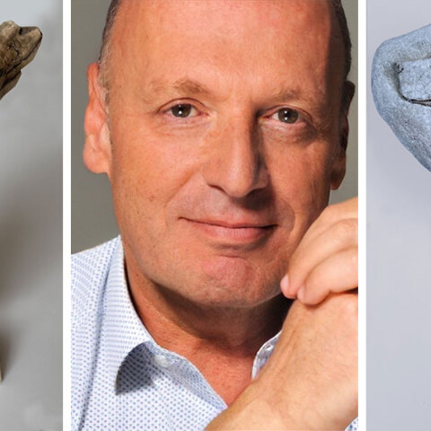 Ο Τάσος Λιακόπουλος κάνει σφραγίσματα και απονευρώσεις με φόντο έργα τέχνης