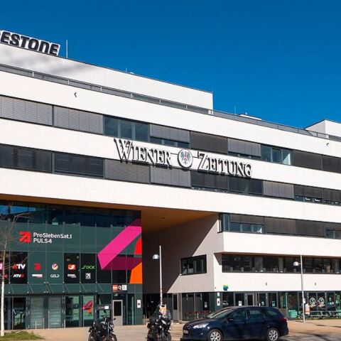 Τα κεντρικά γραφεία της Wiener Zeitung