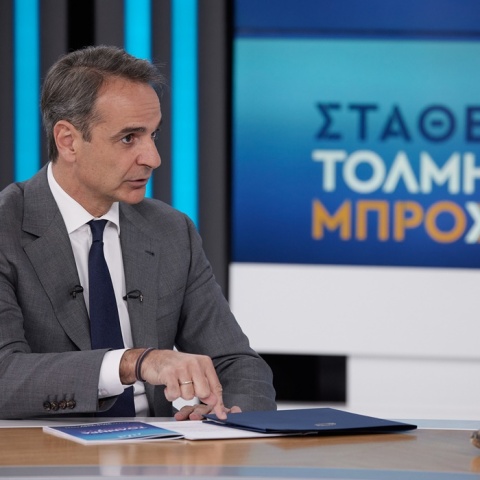 Ο Κυριάκος Μητσοτάκης στο OPEN