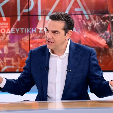Ο πρόεδρος του ΣΥΡΙΖΑ - Προοδευτική Συμμαχία, Αλέξης Τσίπρας