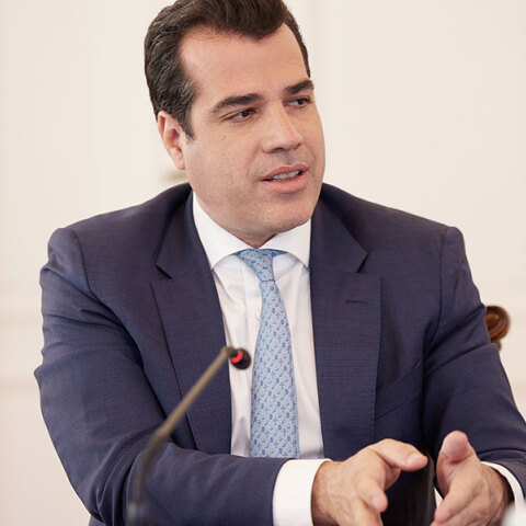 Ο Θάνος Πλεύρης. 