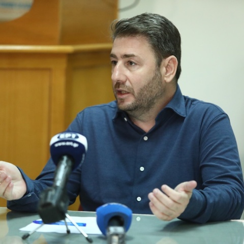 Ο πρόεδρος του ΠΑΣΟΚ - ΚΙΝΑΛ, Νίκος Ανδρουλάκης