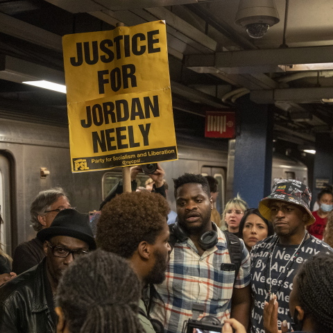 Διαμαρτυρίες στο μετρό της Νέας Υόρκης για τη δολοφονία του Jordan Neely