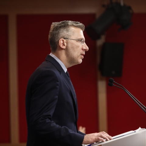 Ο κυβερνητικός εκπρόσωπος, Άκης Σκέρτσος