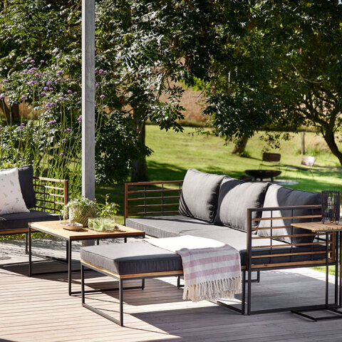 3 ΘΕΣΕΩΝ ΚΑΝΑΠΕΣ ΚΗΠΟΥ ΜΕ ΣΕΖΛΟΝΓΚ 