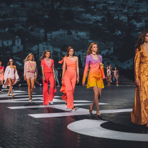 Μοντέλα στην επίδειξη Chanel