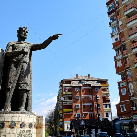 Το μνημείο του Πρίγκιπα Λάζαρου στη Βόρεια Μιτρόβιτσα