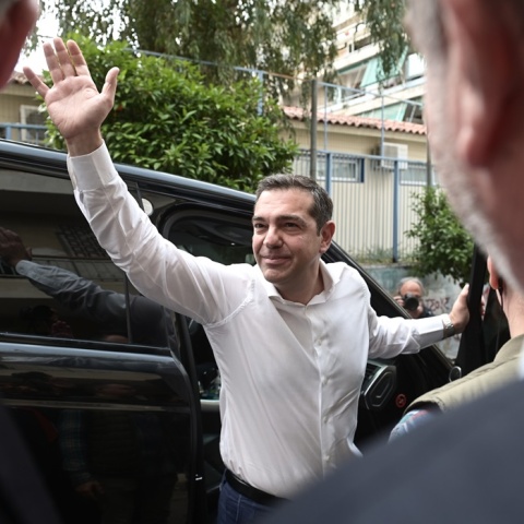 Ο πρόεδρος του ΣΥΡΙΖΑ - Προοδευτική Συμμαχία, Αλέξης Τσίπρας