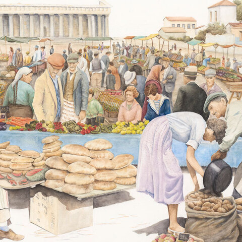 Άρτεμις Χατζηγιαννάκη, Η Λαϊκή Αγορά του Θησείου