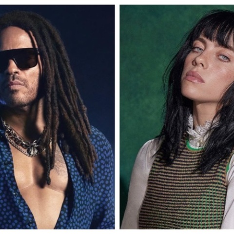 Ο Lenny Kravitz και η Billie Eilish στην συναυλία για τον πλανήτη στο Παρίσι