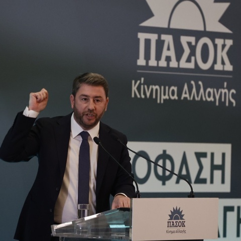 Ο πρόεδρος του ΠΑΣΟΚ-ΚΙΝΑΛ, Νίκος Ανδρουλάκης