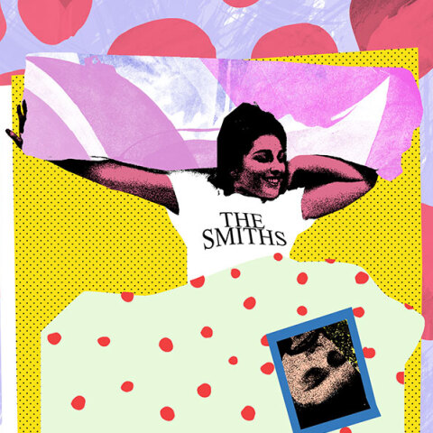 Εικονογράφηση κοπέλας ξαπλωμένης σε κρεβάτι