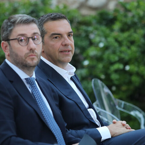 Νίκος Ανδρουλάκης, Αλέξης Τσίπρας 