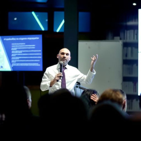 Ο Θέμης Σαρανταένας. 