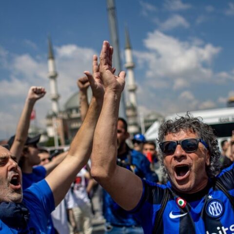 Οπαδοί της Ίντερ στην Κωνσταντινούπολη για το Champions League Final