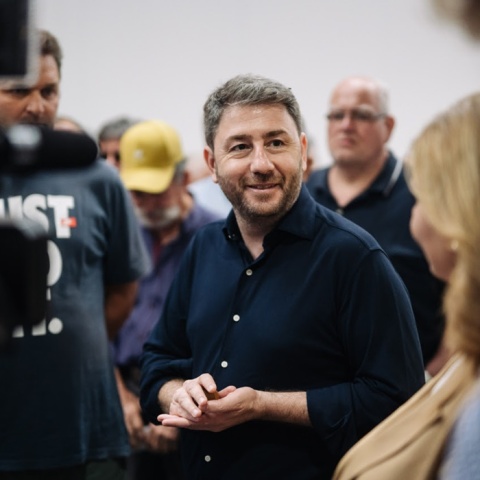 Ο πρόεδρος του ΠΑΣΟΚ - ΚΙΝΑΛ, Νίκος Ανδρουλάκης