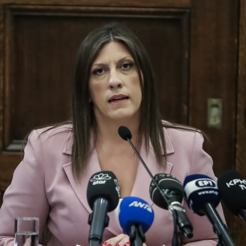 Η επικεφαλής της «Πλεύσης Ελευθερίας», Ζωή Κωνσταντοπούλου