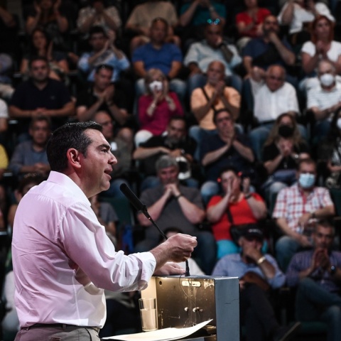 Ο πρόεδρος του ΣΥΡΙΖΑ - Προοδευτική Συμμαχία, Αλέξης Τσίπρας