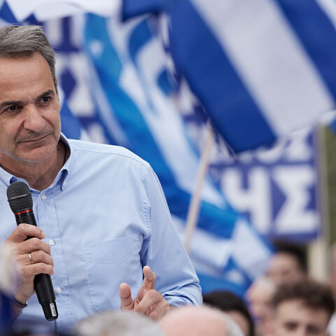 Ο Πρόεδρος της Νέας Δημοκρατίας Κυριάκος Μητσοτάκης στην Κατερίνη, στα πλαίσια περιοδείας του στην Β.Ελλάδα