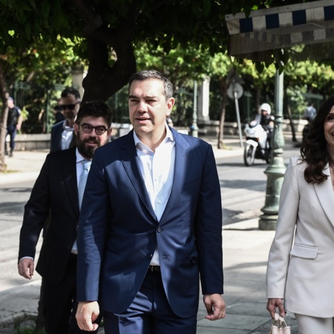 Ο πρόεδρος του ΣΥΡΙΖΑ - Προοδευτική Συμμαχία, Αλέξης Τσίπρας