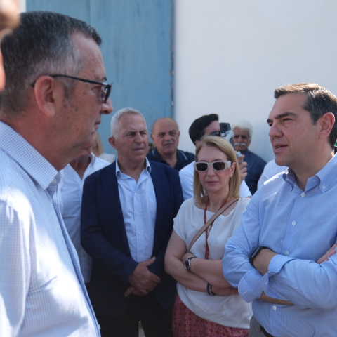 Ο πρόεδρος του ΣΥΡΙΖΑ - Προοδευτική Συμμαχία, Αλέξης Τσίπρας